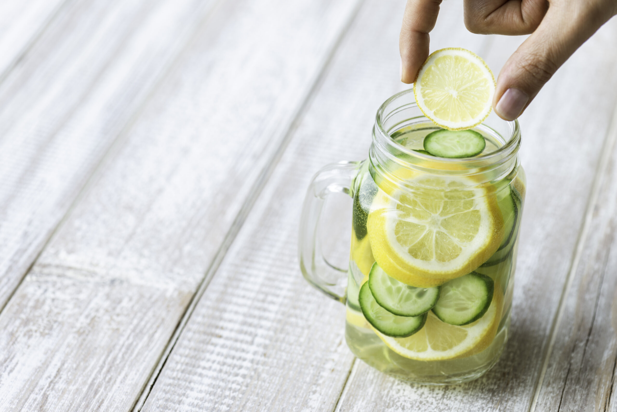 Lemon Cucumber Water | Food Town