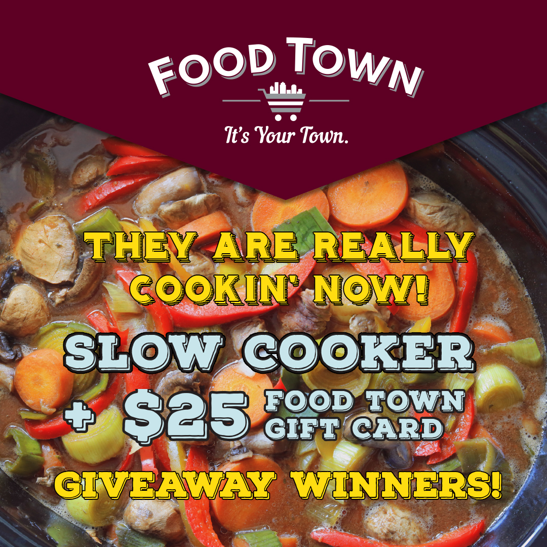 Our Slow Cooker winners they are cookin’ now!