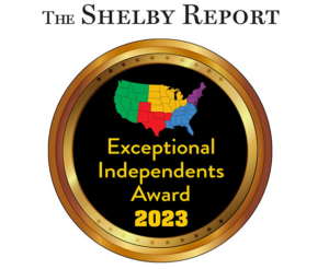 The Shelby Report Exceptional Independents Award logo