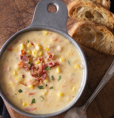 Crawfish Corn Potato Soup Food Town